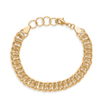 EVER TRUE Bronzella Kollektion-Reine Bronze 750 Vergoldet Armband ca. 16.5 cm ca. 11,00g