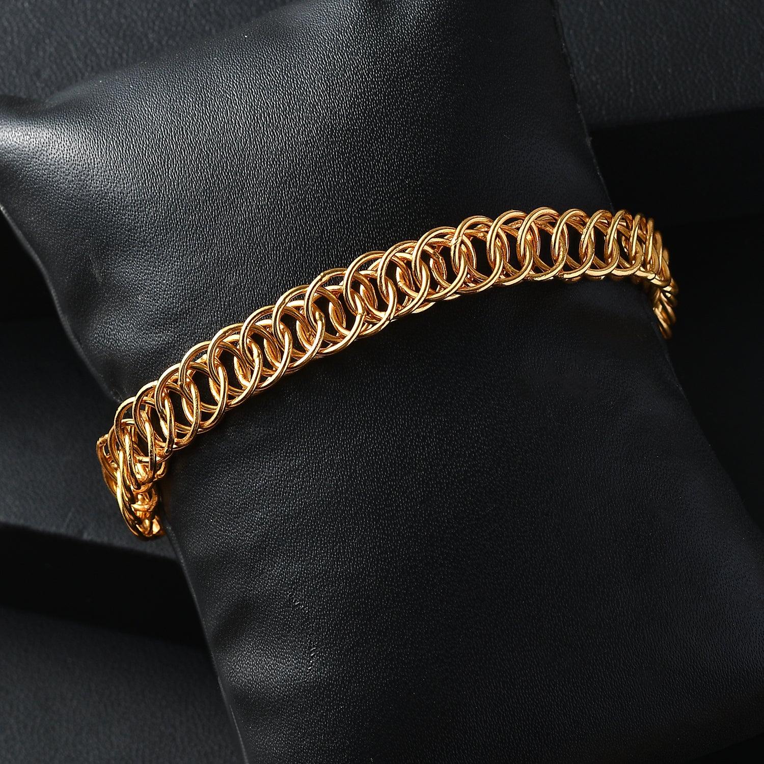 EVER TRUE Bronzella Kollektion-Reine Bronze 750 Vergoldet Armband ca. 16.5 cm ca. 11,00g