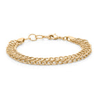EVER TRUE Bronzella Kollektion-Reine Bronze 750 Vergoldet Armband ca. 16.5 cm ca. 11,00g