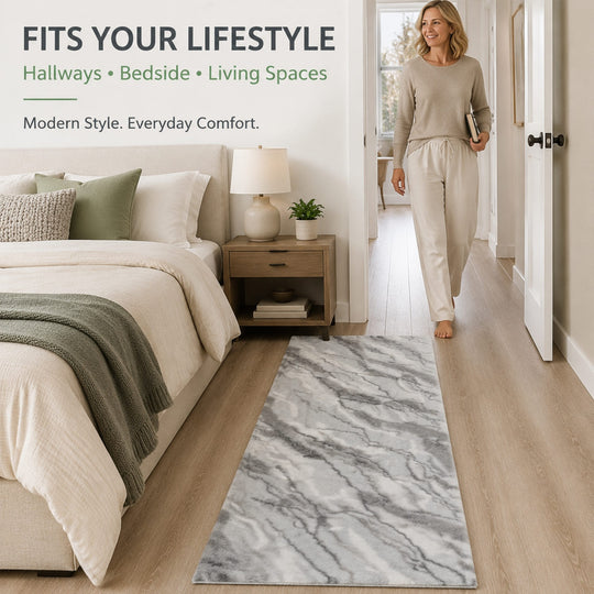 Marble pattern faux fur rug with foam base Size: 60*180cm rectangle Sharp corners, no wave edges with new foam base, material:100%polyester