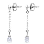 LUXURIANT DIAMOND - Lab Grown Diamant VS-EF Ohrringe 925 Silber Rhodiniert ca. 1,08 ct.