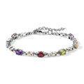 EVER TRUE mehrfarbiger Edelstein Armband ca. 16.5 cm Nickelfreies Messing ca. 3.35 ct