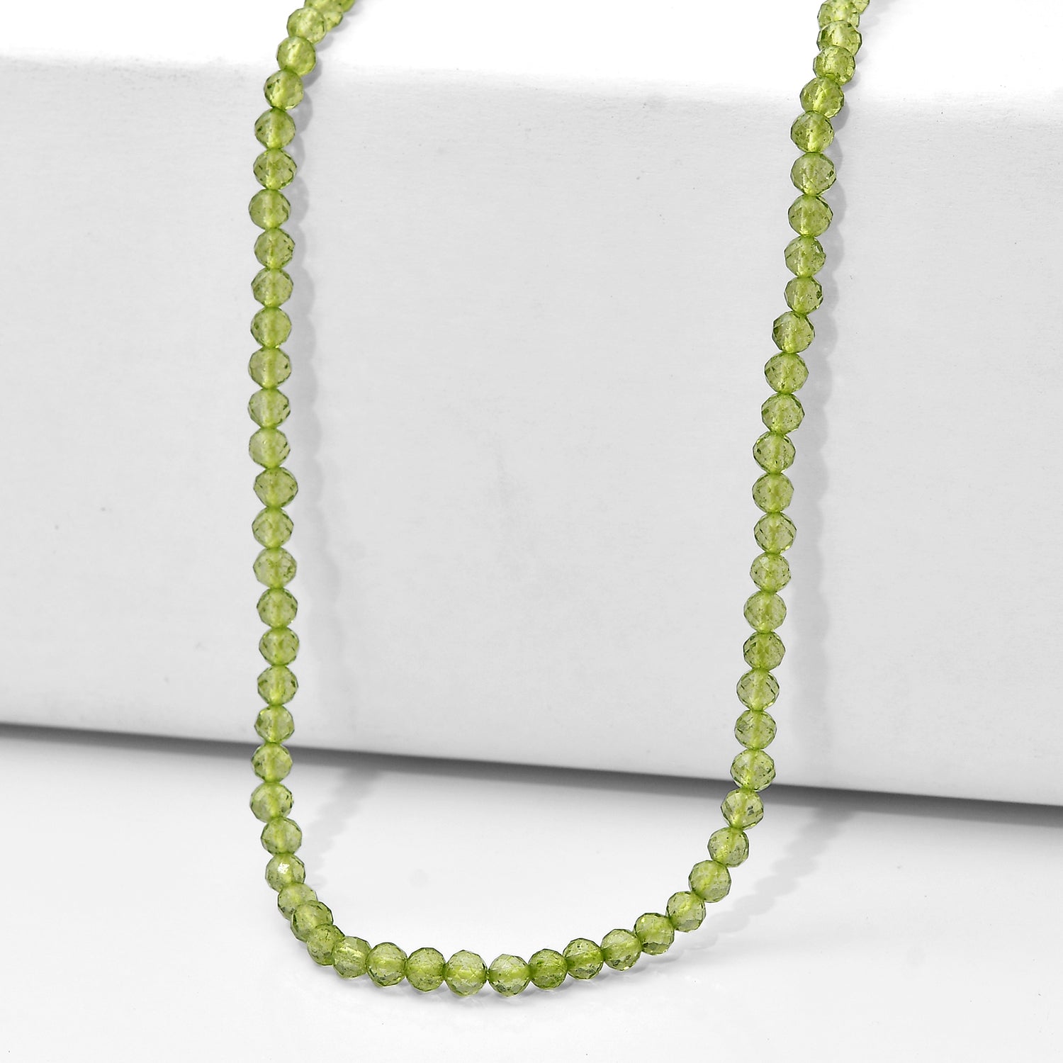 EVER TRUE Peridot Halskette ca. 45 cm 316L Edelstahl ca. 38.00 ct