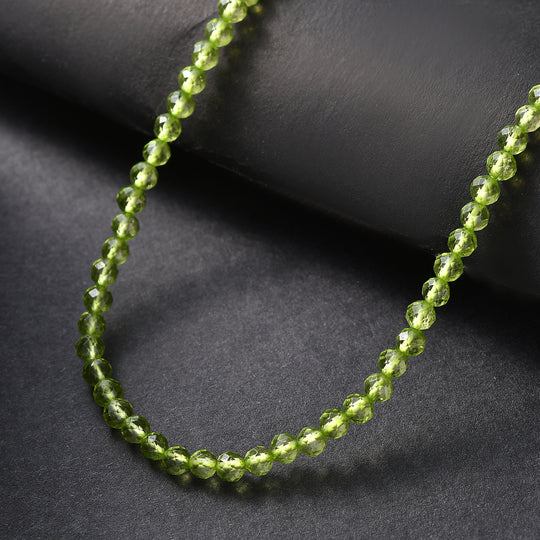EVER TRUE Peridot Halskette ca. 45 cm 316L Edelstahl ca. 38.00 ct