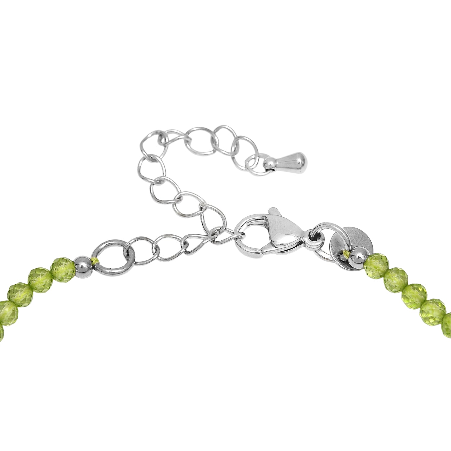 EVER TRUE Peridot Armband ca. 19 cm 316L Edelstahl ca. 12.00 ct