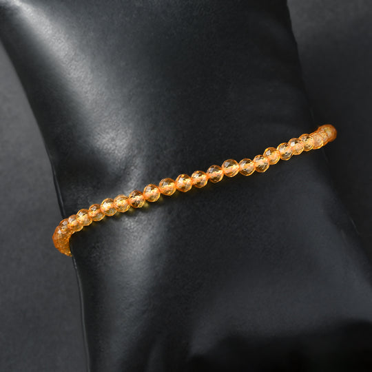 EVER TRUE Citrin Armband ca. 19 cm 316L Edelstahl ca. 14.50 ct