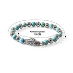 D'Joy AA Larimar Armband ca. 19 cm 925 Silber ca. 45,60 ct.