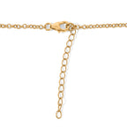 LUXURIANT DIAMOND - AAA Lab Grown Rubin Halskette ca. 45 cm 925 Silber 750 Gelbgold vermeil ca. 8,14 ct.