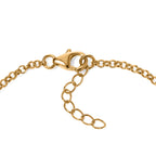 LUXURIANT - AAA Lab Grown Rubin Armband ca. 19 cm 925 Silber 750 Gelbgold vermeil ca. 8,82 ct.