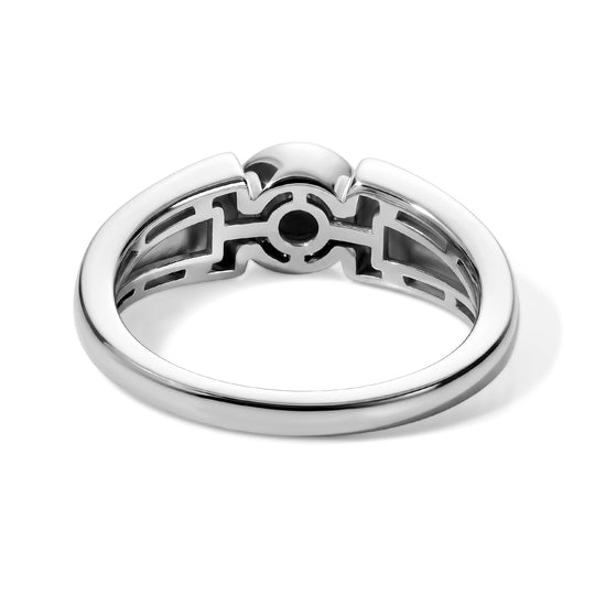 EVER TRUE Weißer Diamant Ring Nickelfreies Messing (Größe 18.00)