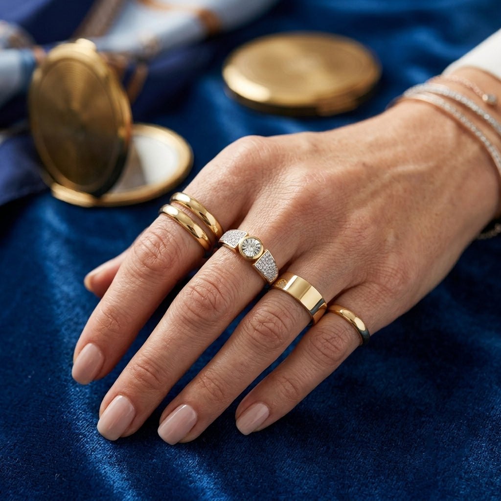 EVER TRUE Weißer Diamant Ring Nickelfreies Messing (Größe 16.00)
