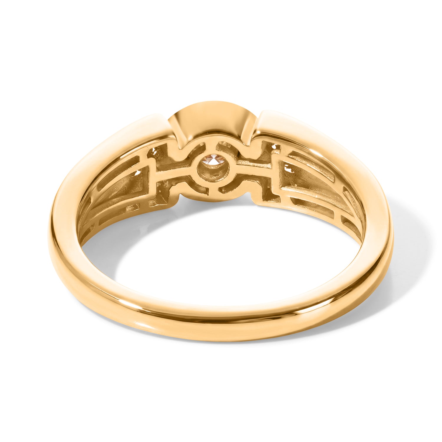 EVER TRUE Weißer Diamant Ring Nickelfreies Messing (Größe 16.00)