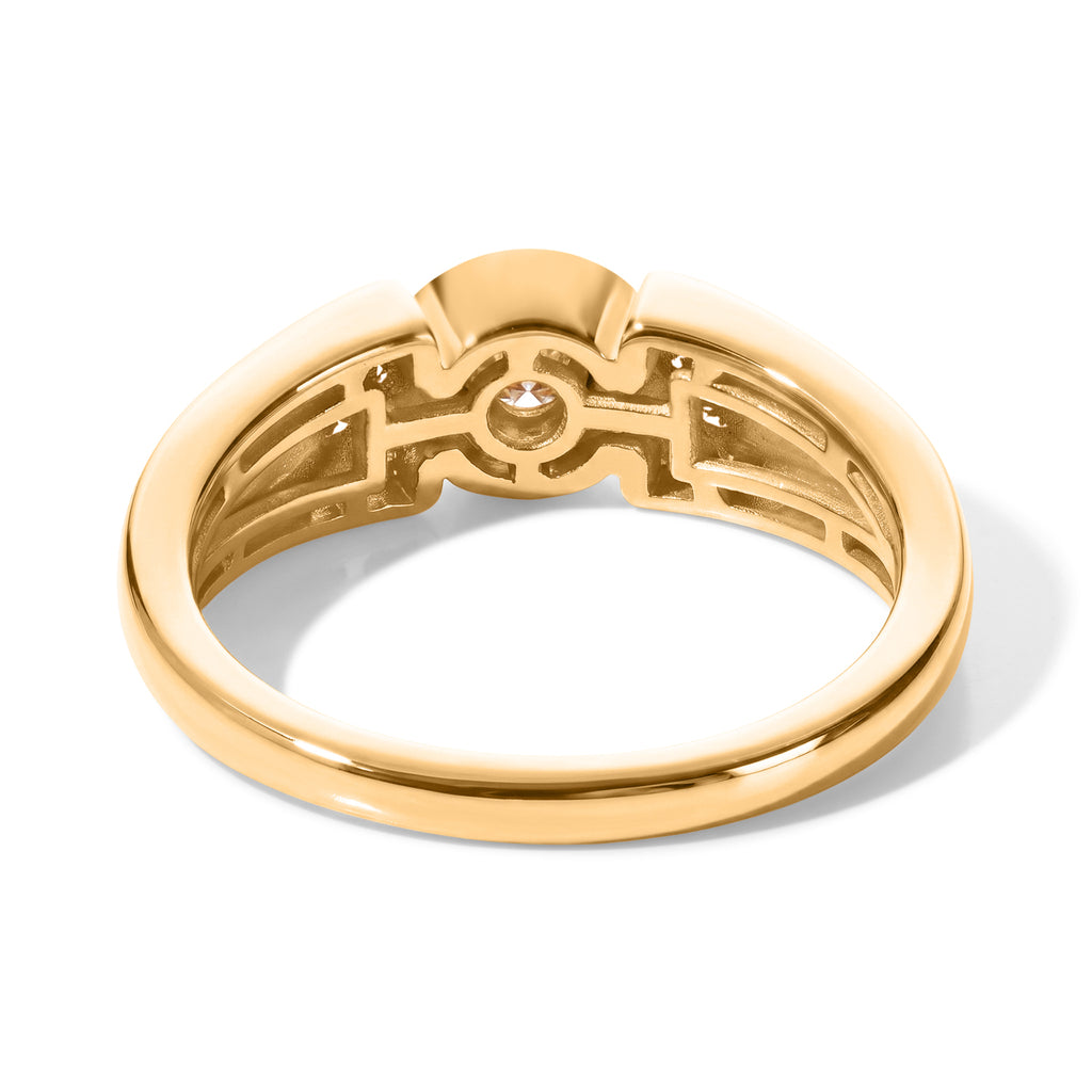 EVER TRUE Weißer Diamant Ring Nickelfreies Messing (Größe 20.00)