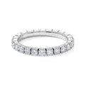 D'Joy Moissanit Ring 925 Silber Rhodiniert (Größe 16.00) ca. 3,60 ct