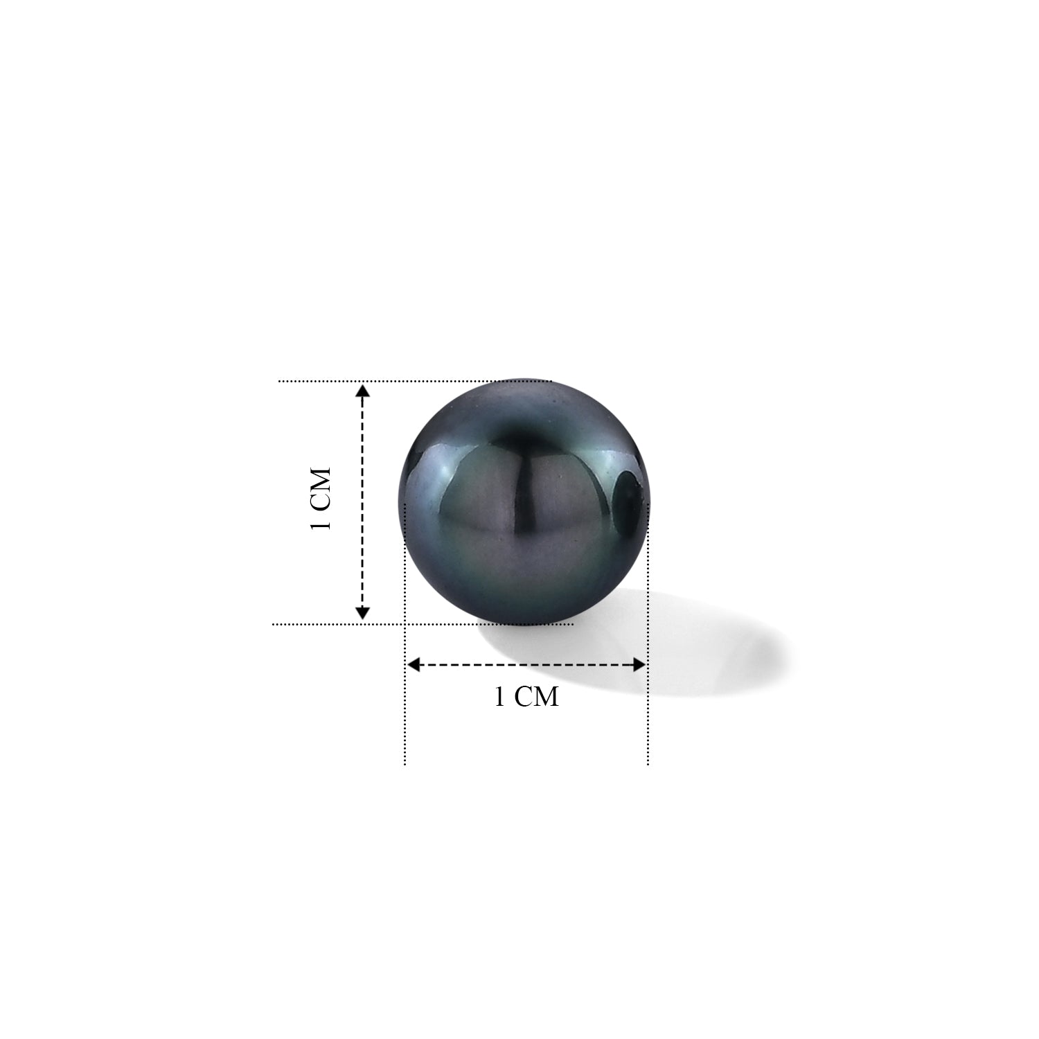 D'Joy Tahiti Perle (8-9 mm) Ohrringe 925 Silber Rhodiniert