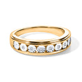 EVER TRUE Weißer Diamant Ring Nickelfreies Messing (Größe 17.00)