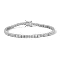 LUXURIANT SGL zertifiziertes SI-GH Labor Diamant 19cm Armband, 925 Silber rhodiniert - 5 ct.