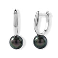 D'Joy Tahiti Perle (8-9 mm) Ohrringe 925 Silber Rhodiniert