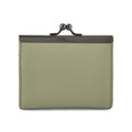 Genuine Leather card holder with RFID Color:light green Size:10*3*8cm    Wall: Genuine Leather Lining: Polyester Interior: card slot-12