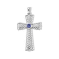 D'Joy Tansanit Anhänger 925 Silber Platiniert ca. 0,24 ct.
