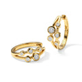 EVER TRUE Weißer Diamant Ohrringe Nickelfreies Messing