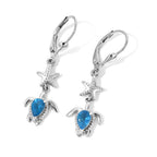 D'Joy Neon Apatit Ohrringe 925 Silber Platiniert ca. 0,87 ct.