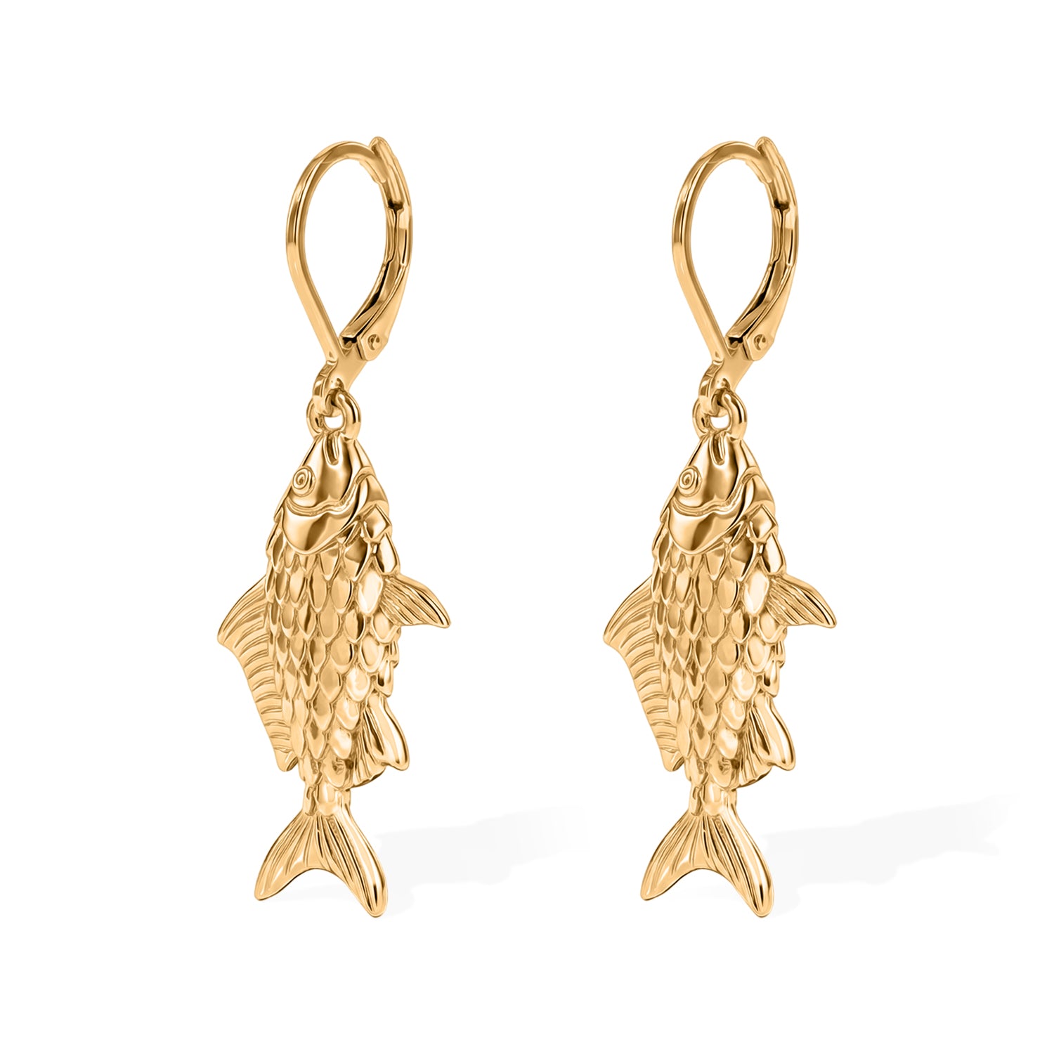 EVER TRUE Reine Bronze 750 Vergoldet Ohrringe 9,11g