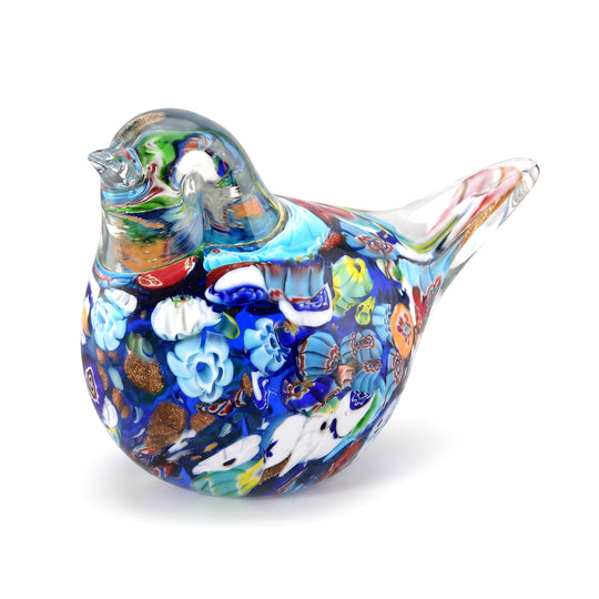 glass deco-bird size:12cm weight:285g material:glass