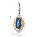EVER TRUE AA Labradorit Ohrringe Reine Bronze ca. 7,46 ct.