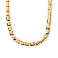 EverTrue 50cm Halskette, Bronze 750 vergoldet Halskette - 28,24 Gramm