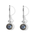 D'Joy Labradorit Ohrringe 925 Silber ca. 4.03 ct