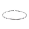 D'Joy Moissanit Armband ca. 20 cm 925 Silber Rhodiniert ca. 3,44 ct.