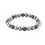 Mehrfarbige Muschelperlen Armband Flexibles cm