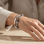 Mehrfarbige Muschelperlen Armband Flexibles cm