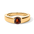 EVER TRUE Roter Granat Ring Nickelfreies Messing (Größe 17.00) ca. 1,02 ct