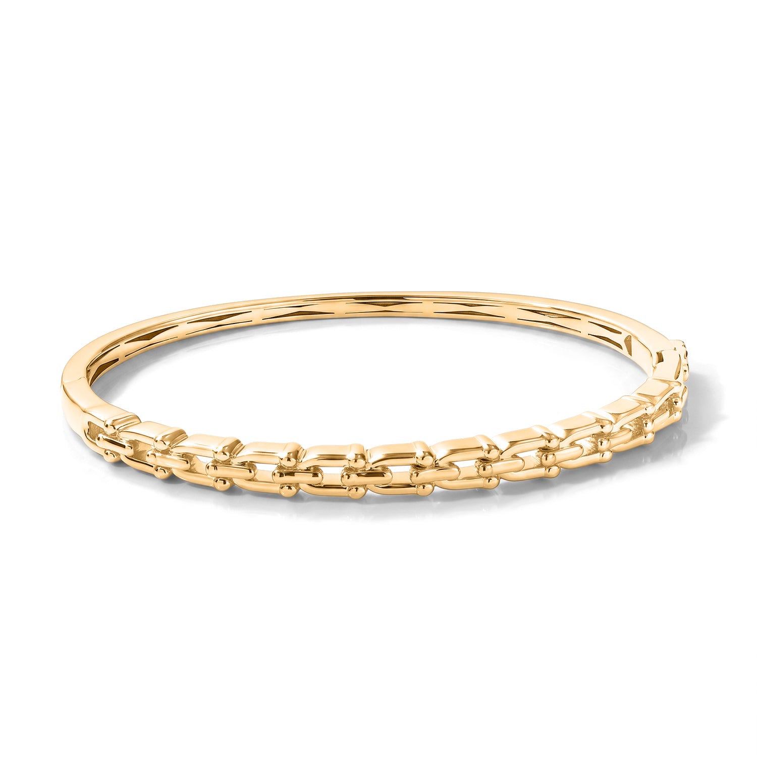 EVER TRUE Reine Bronze 750 Vergoldet Armreif ca. 19 cm ca. 19,49g