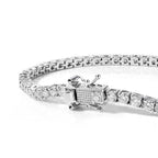 D'Joy Moissanit Armband ca. 18 cm 925 Silber Rhodiniert ca. 4,94 ct.