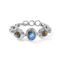 EVER TRUE Labradorit Armband ca. 16.5 cm 316L Edelstahl ca. 20.17 ct