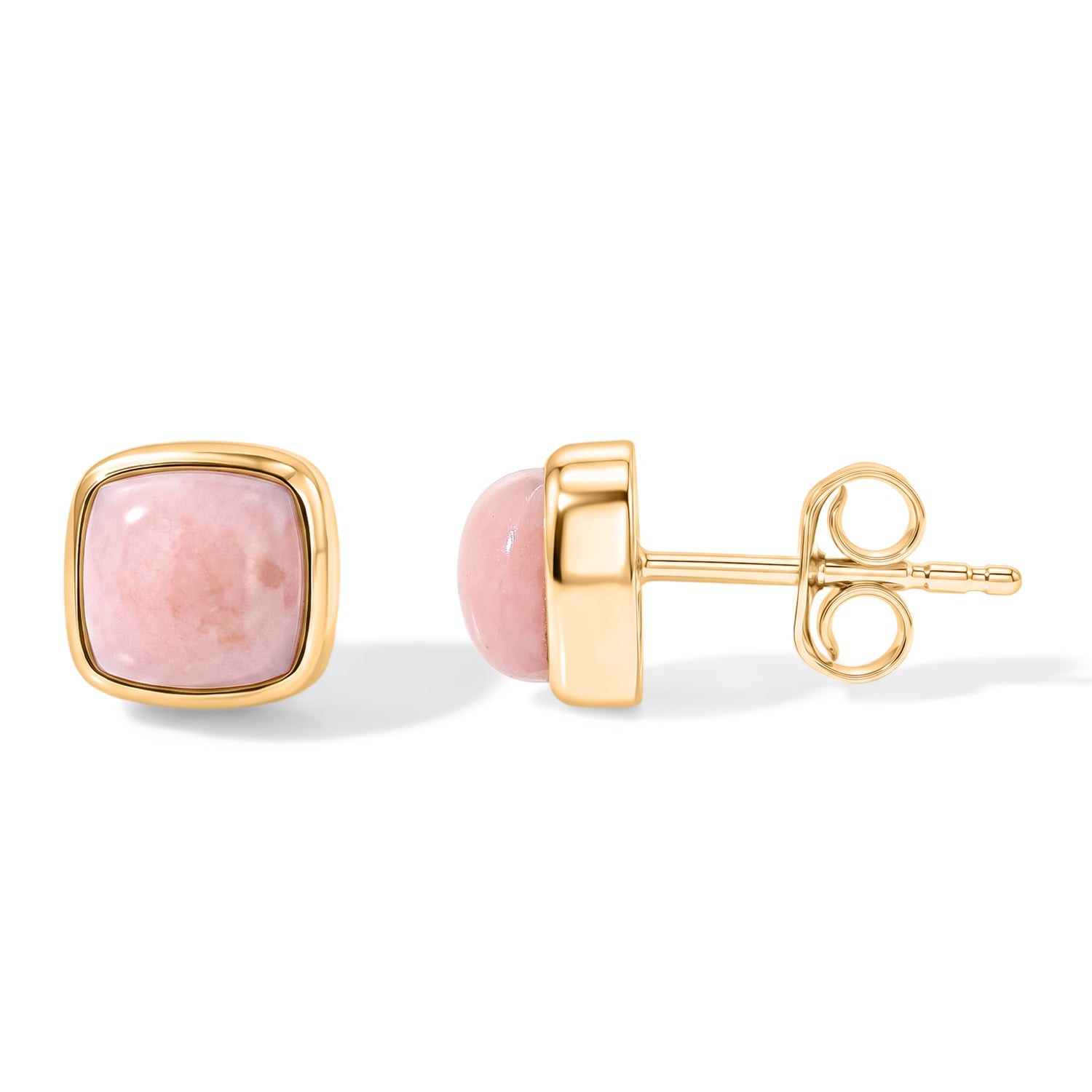 EVER TRUE AA Peruanischer rosa Opal Ohrringe Reine Bronze ca. 2,20 ct.