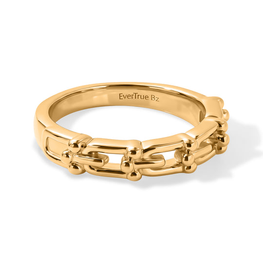 EverTrue Bandring, 750 vergoldet Bronze - 5 Gramm