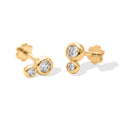 LUXURIANT DIAMOND - Lab Grown Diamant SI-GH Ohrringe 925 Silber Rhodiniert ca. 0.25 ct
