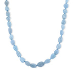 Aquamarin Halskette ca. 50 cm 316L Edelstahl ca. 230,00 ct.