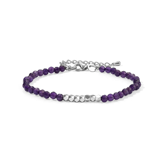 EVER TRUE Citrin Armband ca. 19 cm Nickelfreies Messing Platiniert ca. 14.00 ct