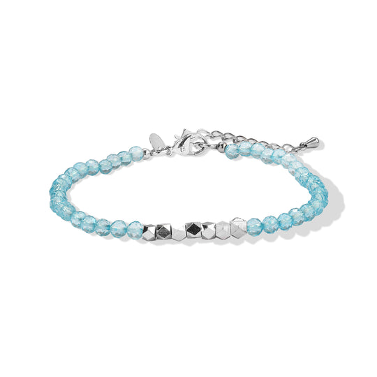 EVER TRUE Citrin Armband ca. 19 cm Nickelfreies Messing Platiniert ca. 14.00 ct