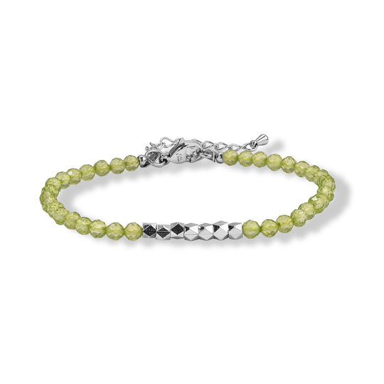 EVER TRUE Citrin Armband ca. 19 cm Nickelfreies Messing Platiniert ca. 14.00 ct