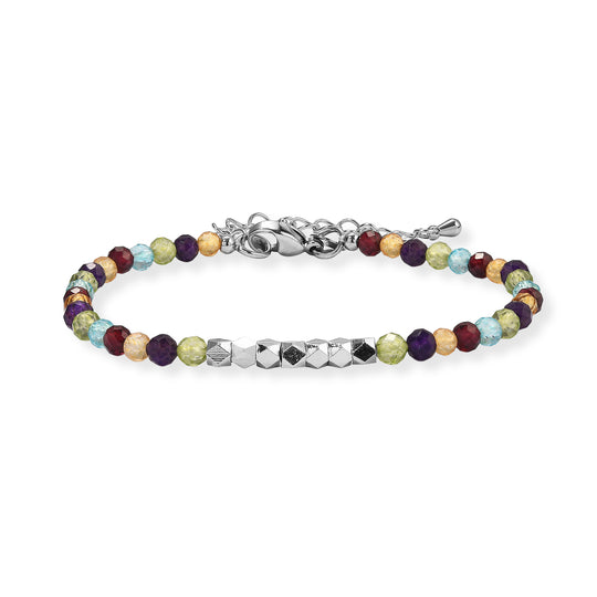 EVER TRUE Citrin Armband ca. 19 cm Nickelfreies Messing Platiniert ca. 14.00 ct