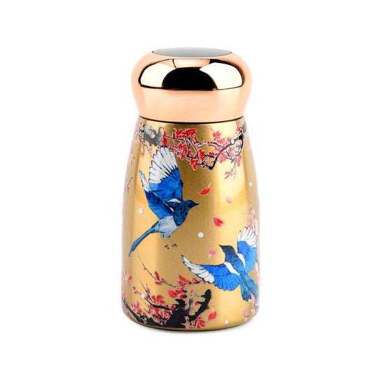 Edelstahl-Trinkflasche mit Temperatursensor, 230 ml, Koi-Motiv