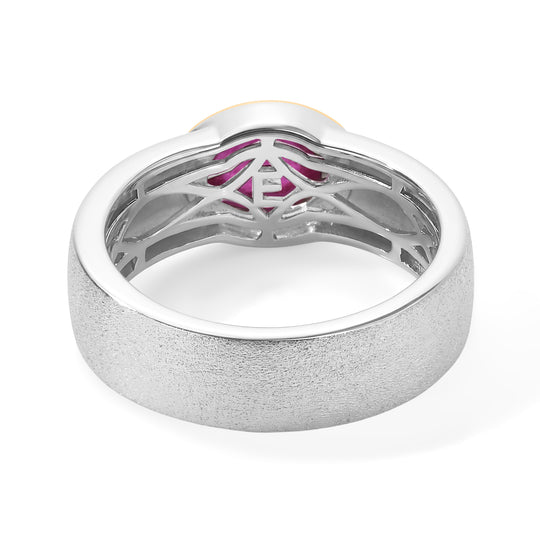 EVER TRUE AA Afrikanischer Rubin (Fissure gefüllt) Ring Reine Bronze (Größe 21.00) ca. 1,65 ct
