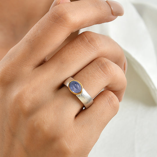 EVER TRUE AA Tansanit Ring Reine Bronze (Größe 18.00) ca. 1,65 ct