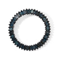 D'Joy Blauer Diamant Anhänger 925 Silber Rhodiniert ca. 0,53 ct.